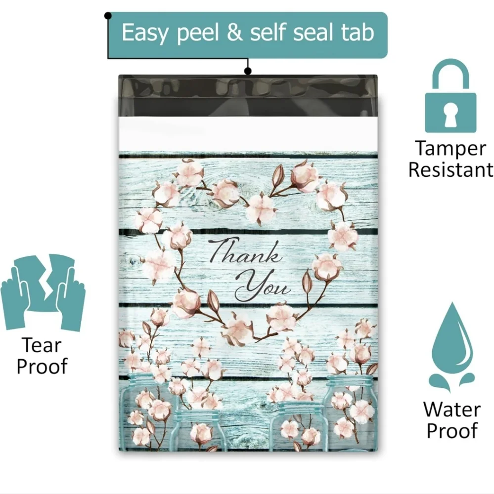 15 ct Cotton 10x13 polymailers